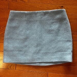 Short Tweed Skirt Mango